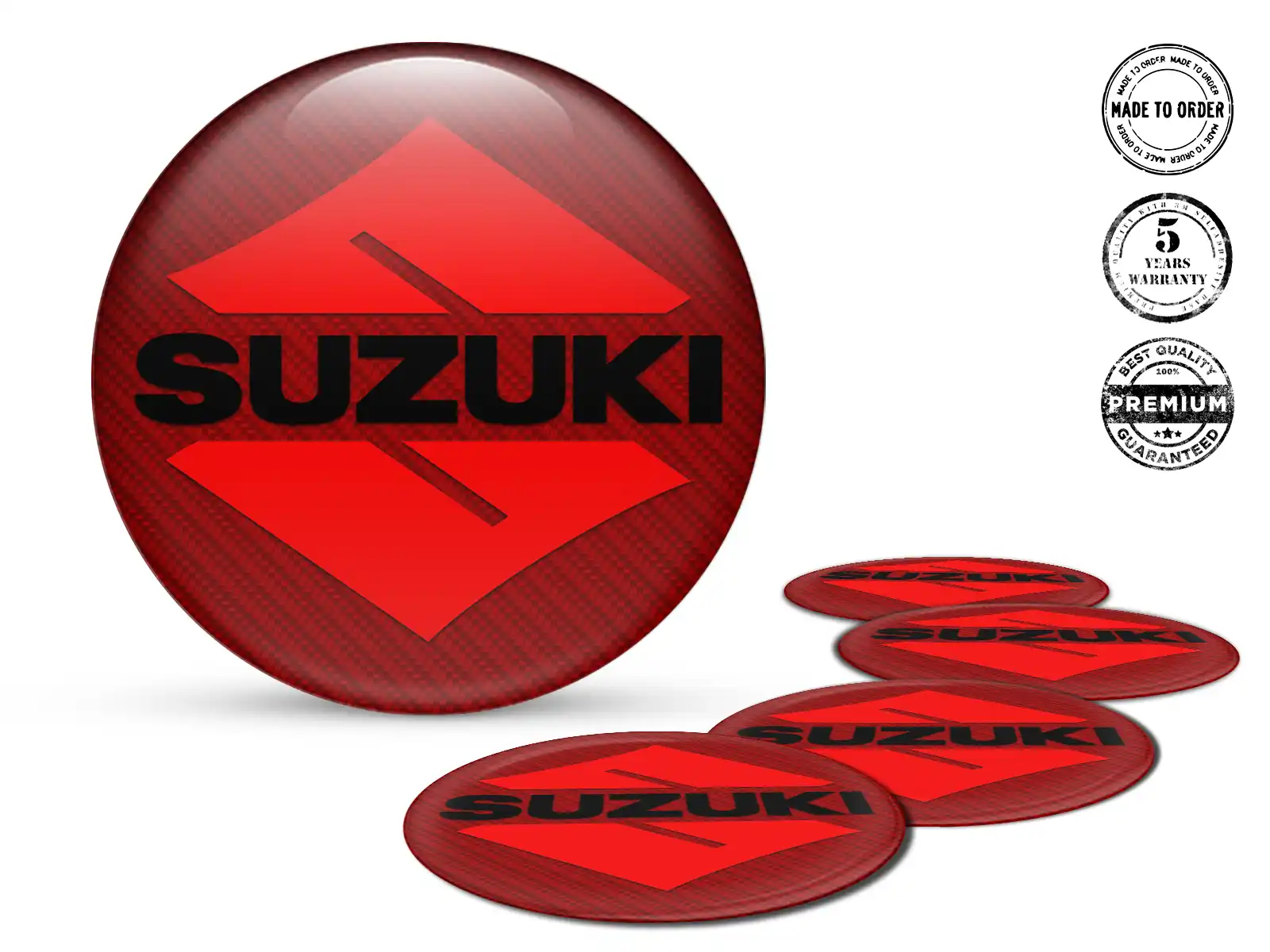 Suzuki Raddekor Marke Silikon-Sticker-Dome